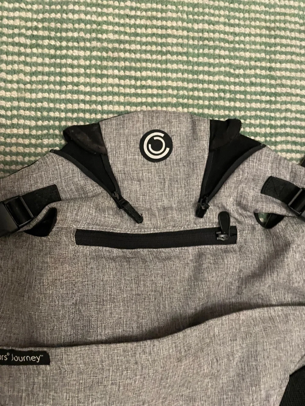 Contours Journey Infant Baby Toddler Carry back pack in gray Adjustable!